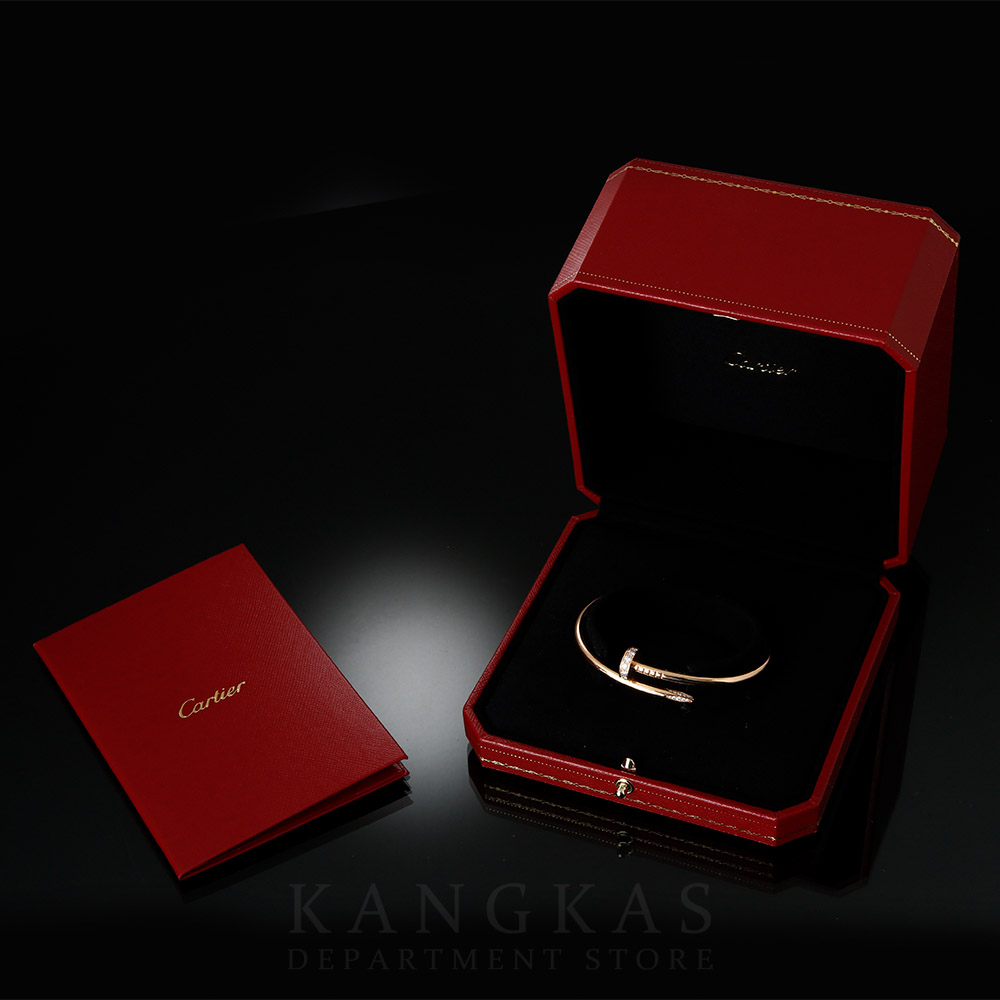 CARTIER(USED)까르띠에 다이아 저스트 앵 끌루 브레이슬릿 #17