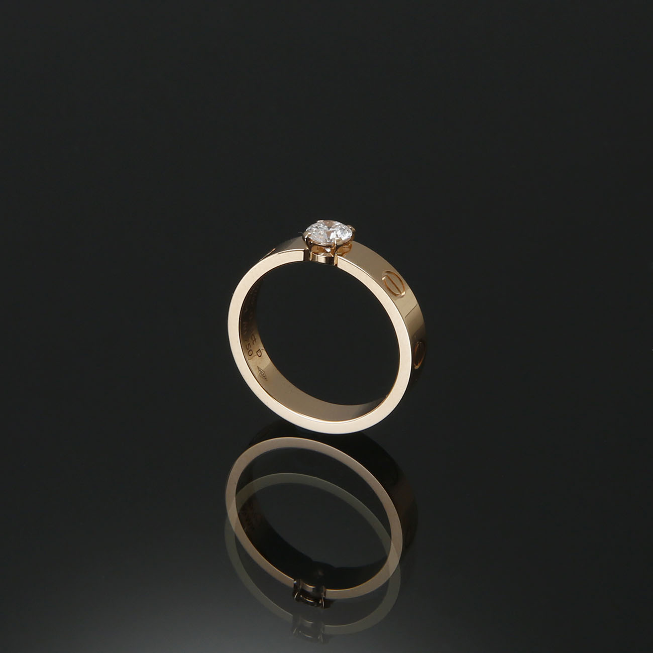 CARTIER(USED)까르띠에 다이아 러브 솔리테어 #51