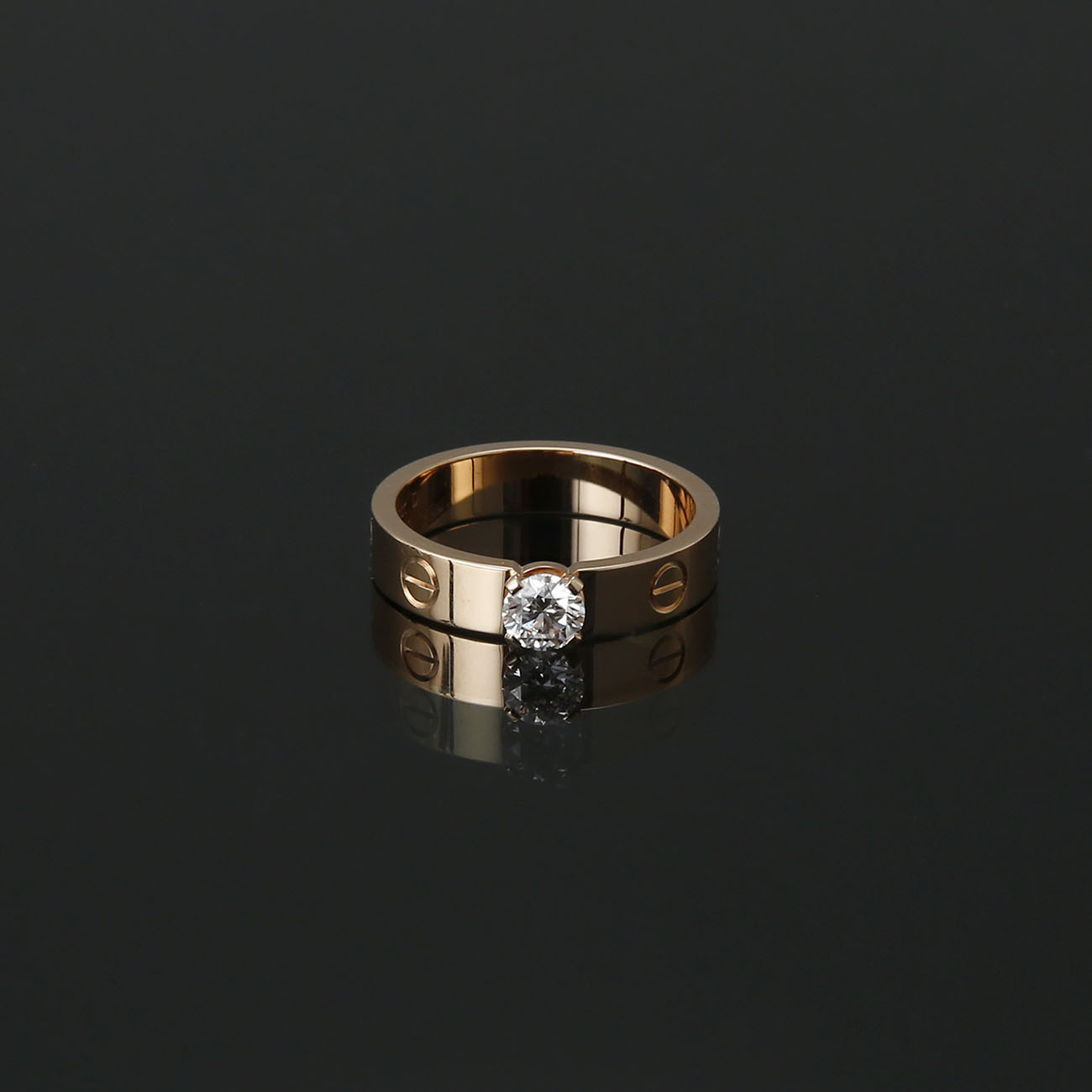 CARTIER(USED)까르띠에 다이아 러브 솔리테어 #51