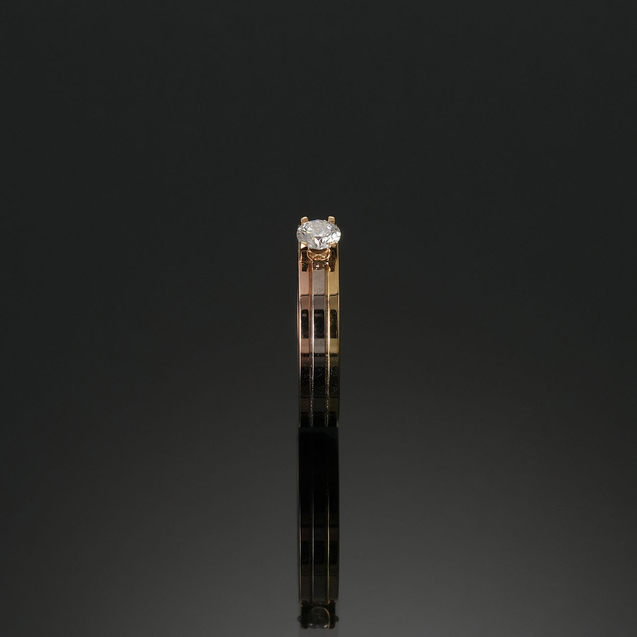 CARTIER(USED)까르띠에 방돔 루이 솔리테어 웨딩밴드 #48