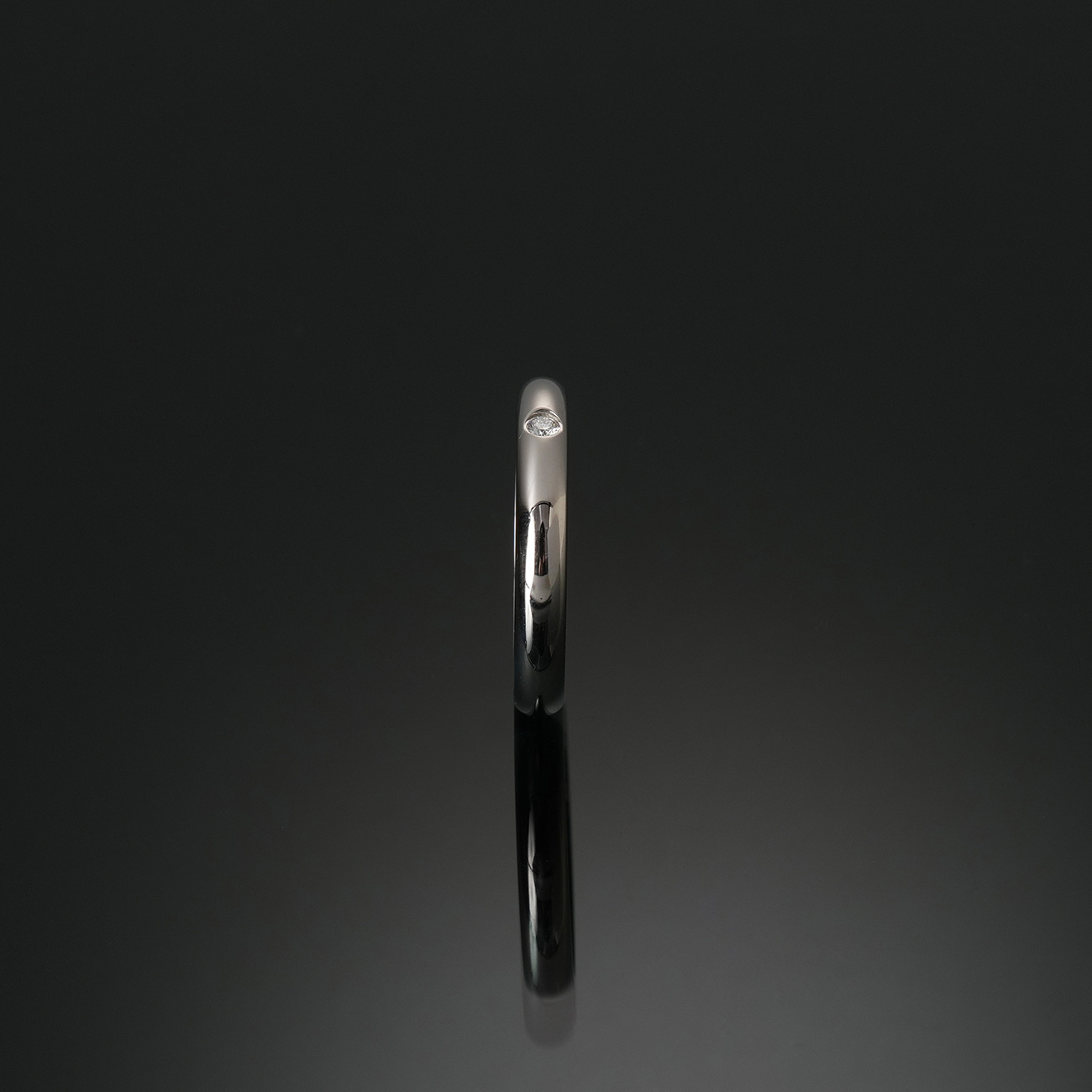CARTIER(USED)까르띠에 플래티늄 1P 링 #65
