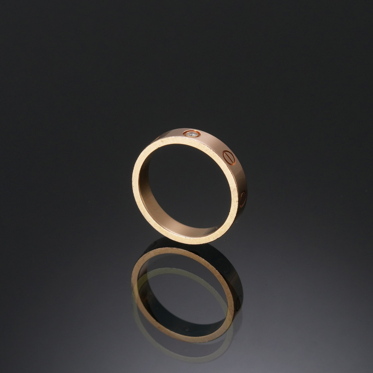CARTIER(USED)까르띠에 1P 러브 스몰 링 #52