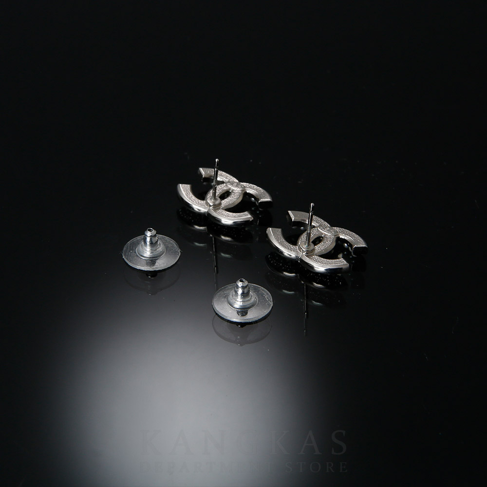CHANEL(USED)샤넬 진주 크리스탈 CC로고 이어링