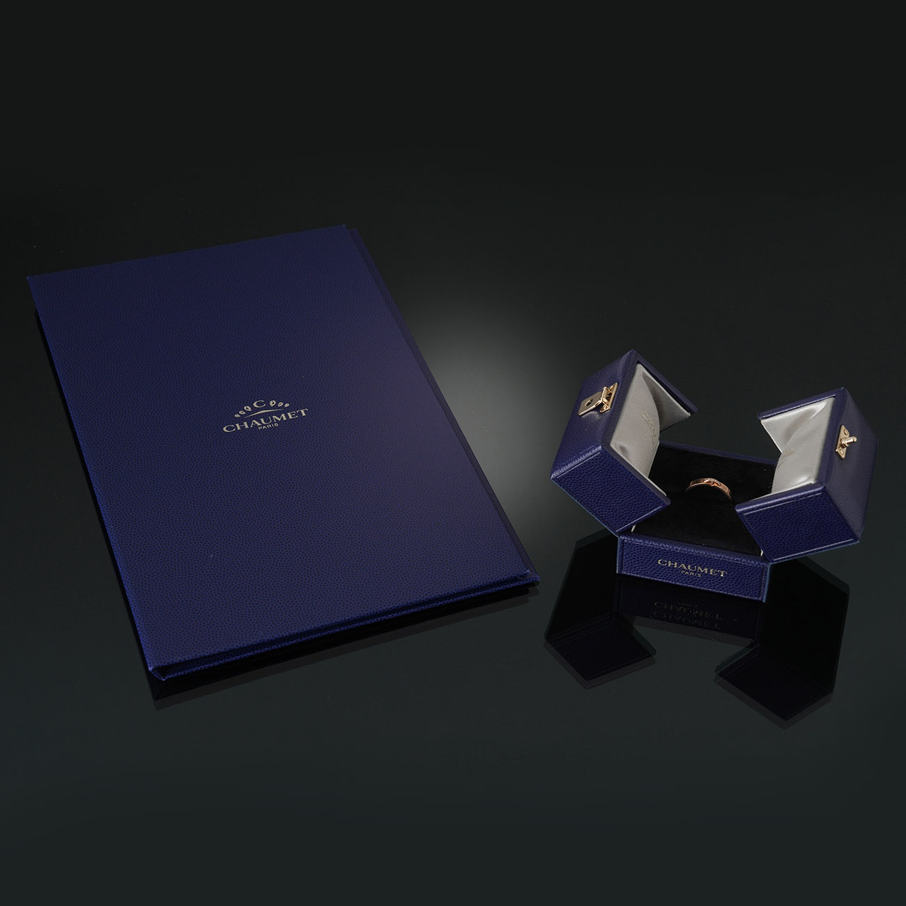 CHAUMET(USED)쇼메 리앙 다이아 웨딩밴드#51