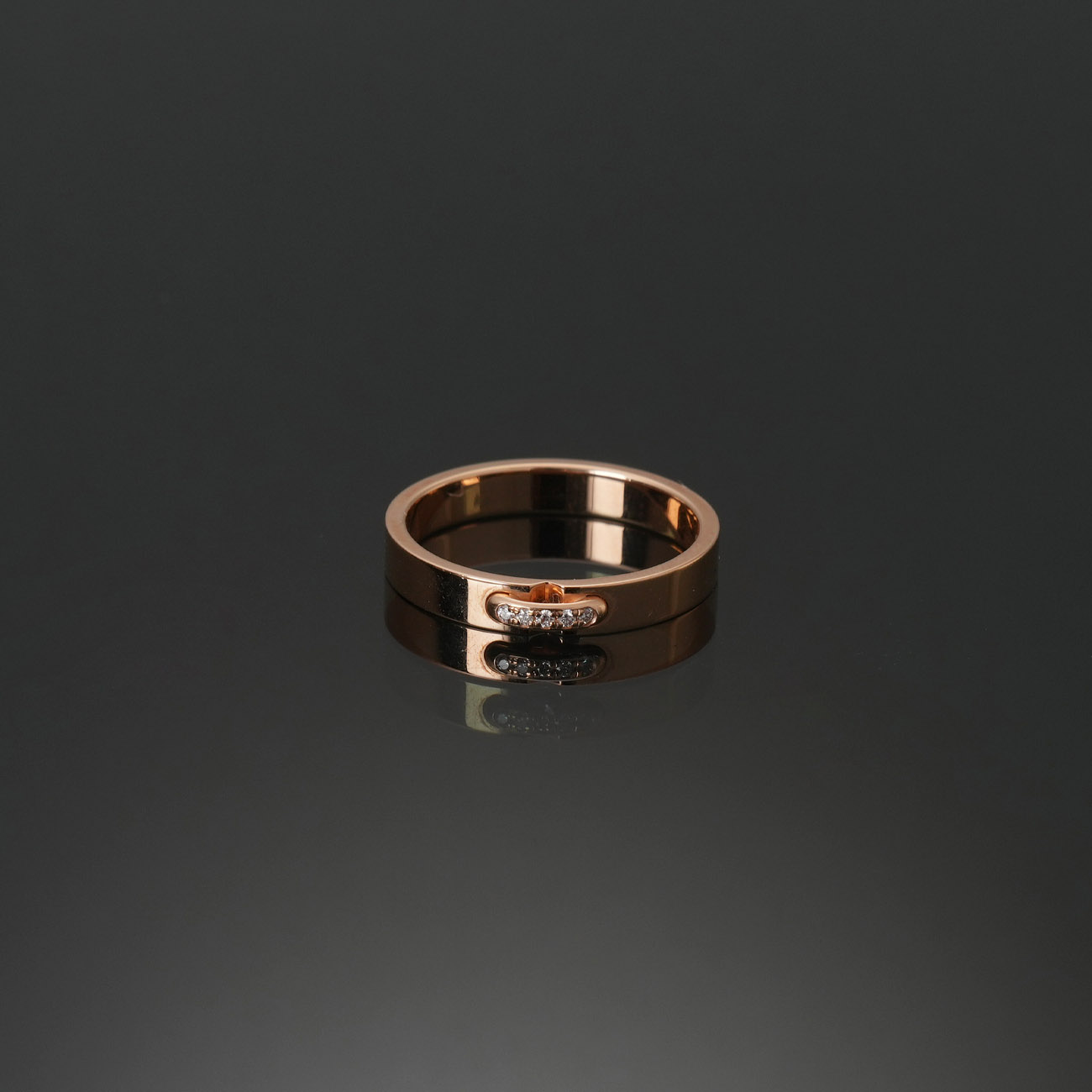 CHAUMET(USED)쇼메 리앙 다이아 웨딩밴드#51