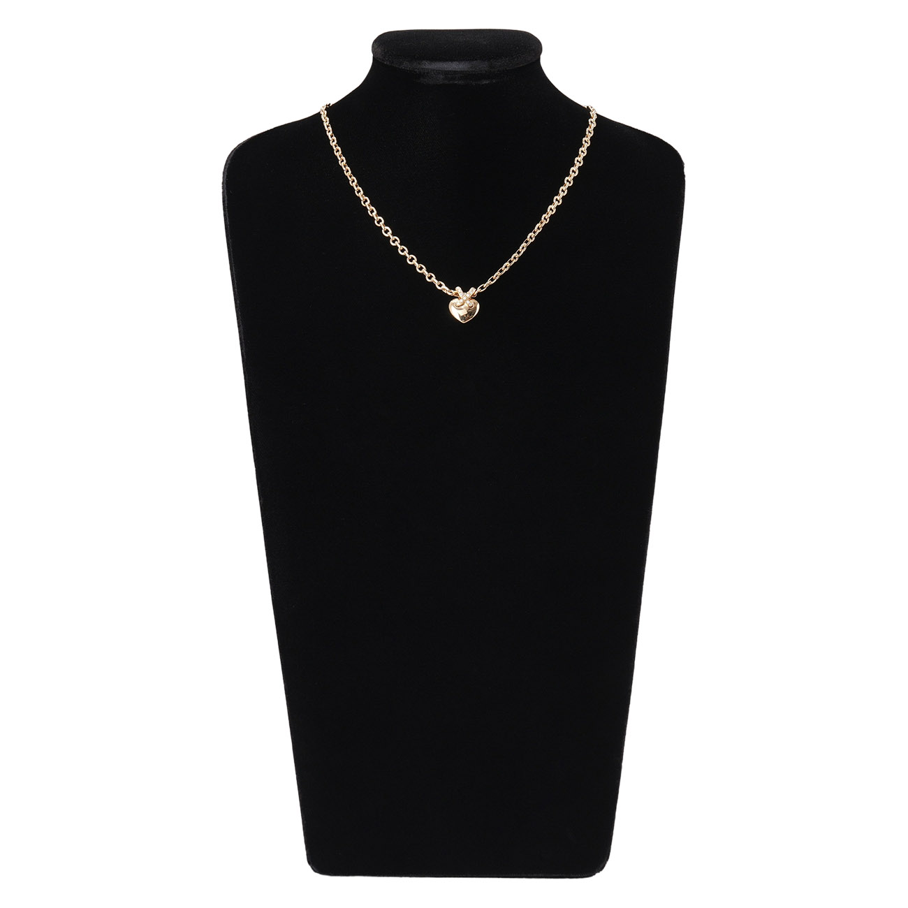 CHAUMET(USED)쇼메 하트 주 드 리앙 체인 네크리스
