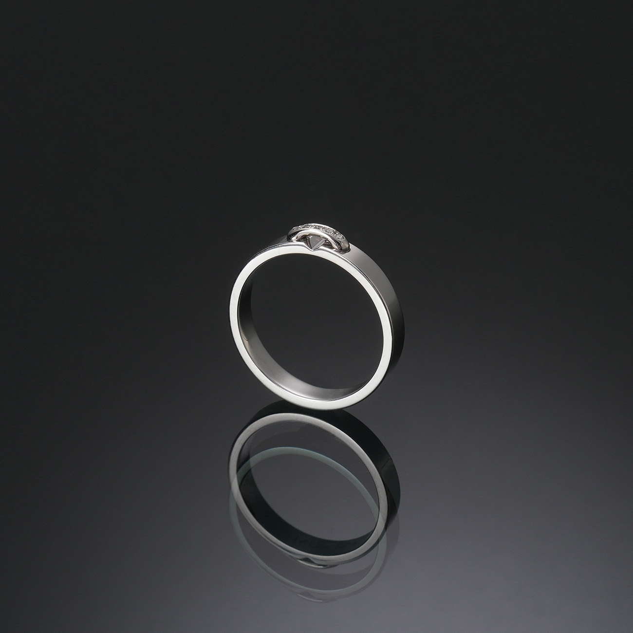 CHAUMET(USED)쇼메 리앙 에비던스 PT 웨딩밴드 #48