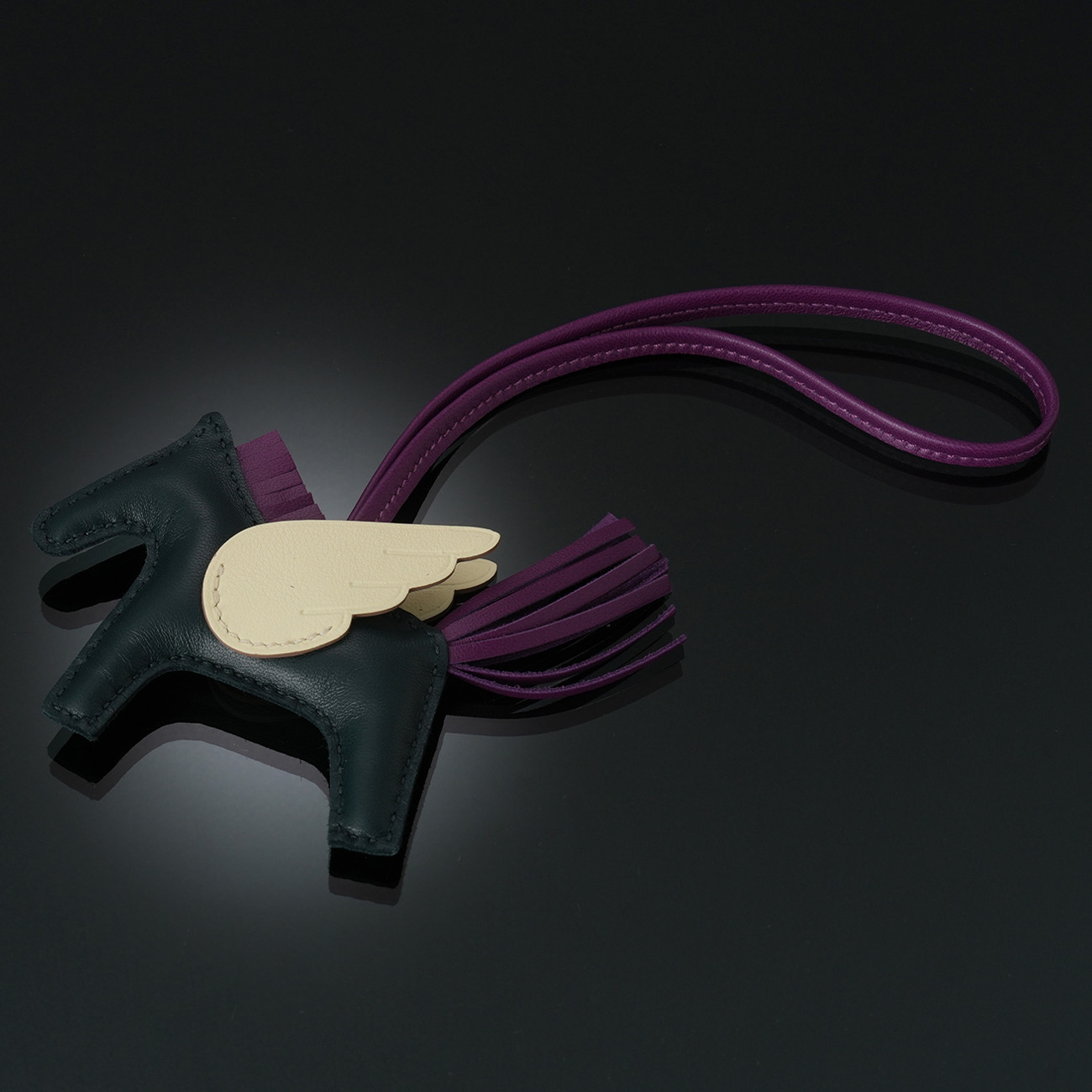 HERMES(USED)에르메스 퍼플 페가수스 백 참 PM