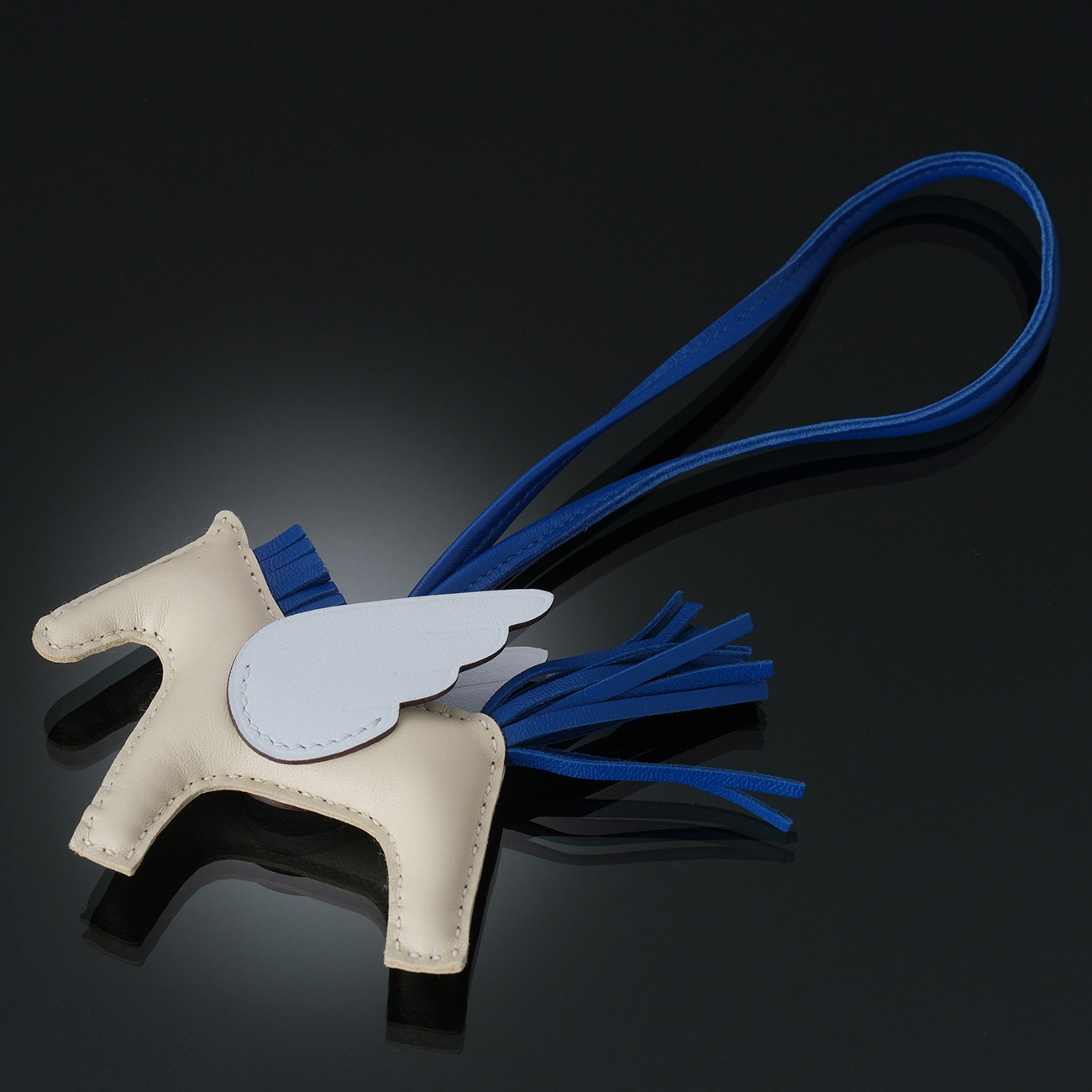 HERMES(USED)에르메스 블루 페가수스 백 참 PM