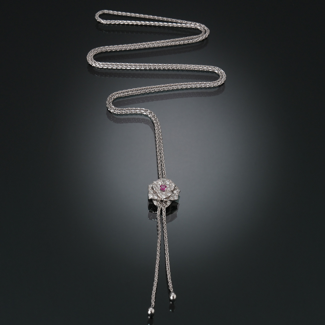 PIAGET(USED)피아제 로즈 펜던트 네크리스