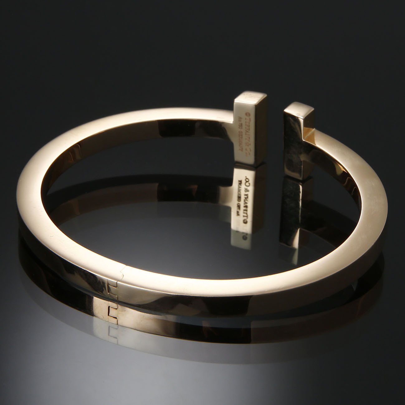 TIFFANY&CO(USED)티파니앤코 T 스퀘어 뱅글 브레이슬릿 라지