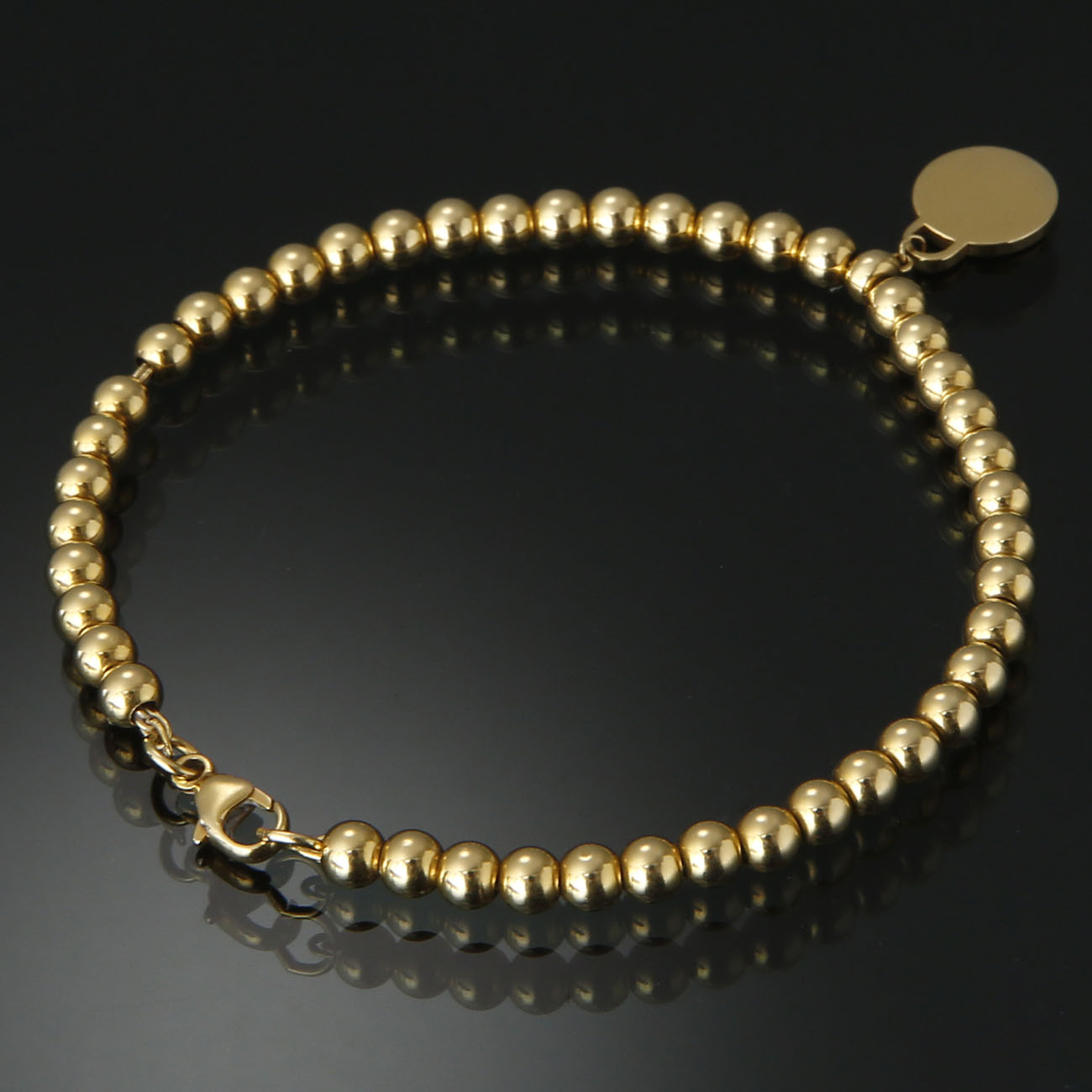 CARTIER(USED)티파니 태그 비드 브레이슬릿