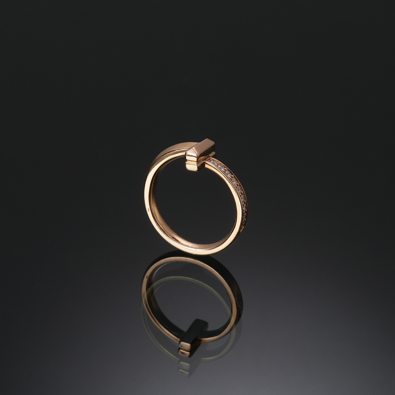 TIFFANY & CO.(USED)티파니앤코 T 다이아 링#4.5
