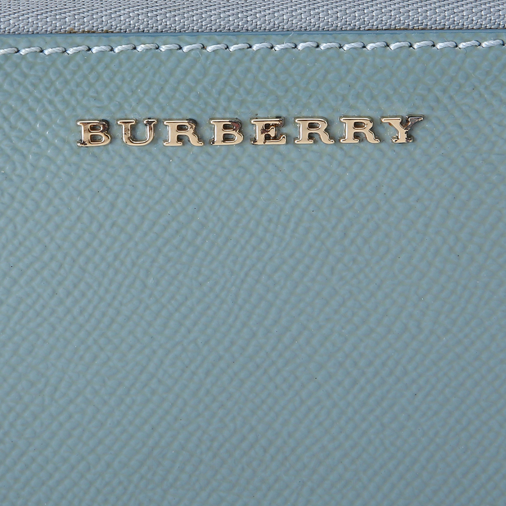 BURBERRY(USED)버버리 로고 지퍼 장지갑