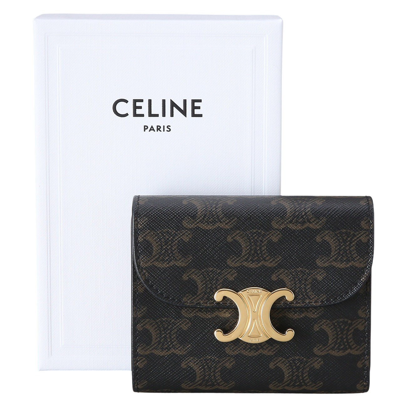 CELINE(USED)셀린느 10D782CQH 트리오페 플랩 반지갑