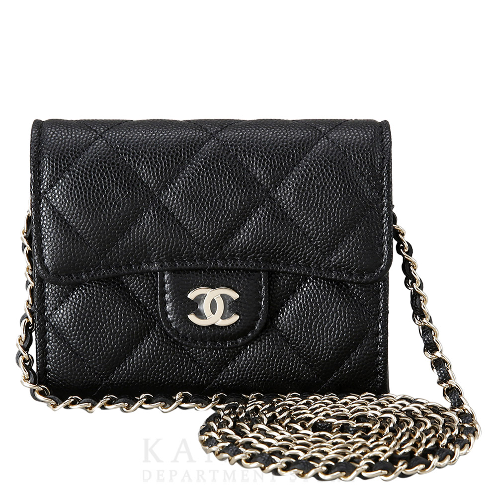 CHANEL(USED)샤넬 클래식 체인 카드지갑 AP0238