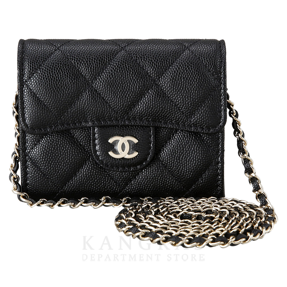 CHANEL(USED)샤넬 클래식 체인 카드지갑 AP0238