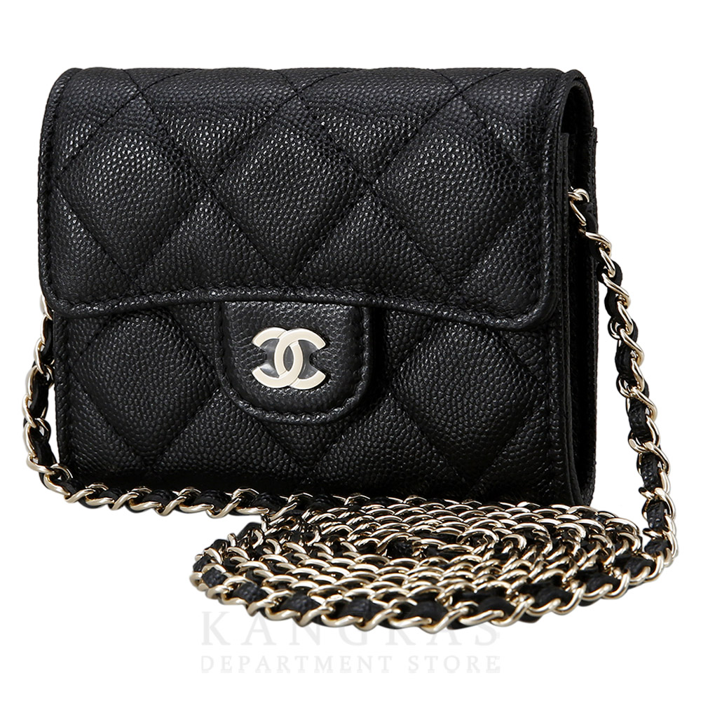 CHANEL(USED)샤넬 클래식 체인 카드지갑 AP0238
