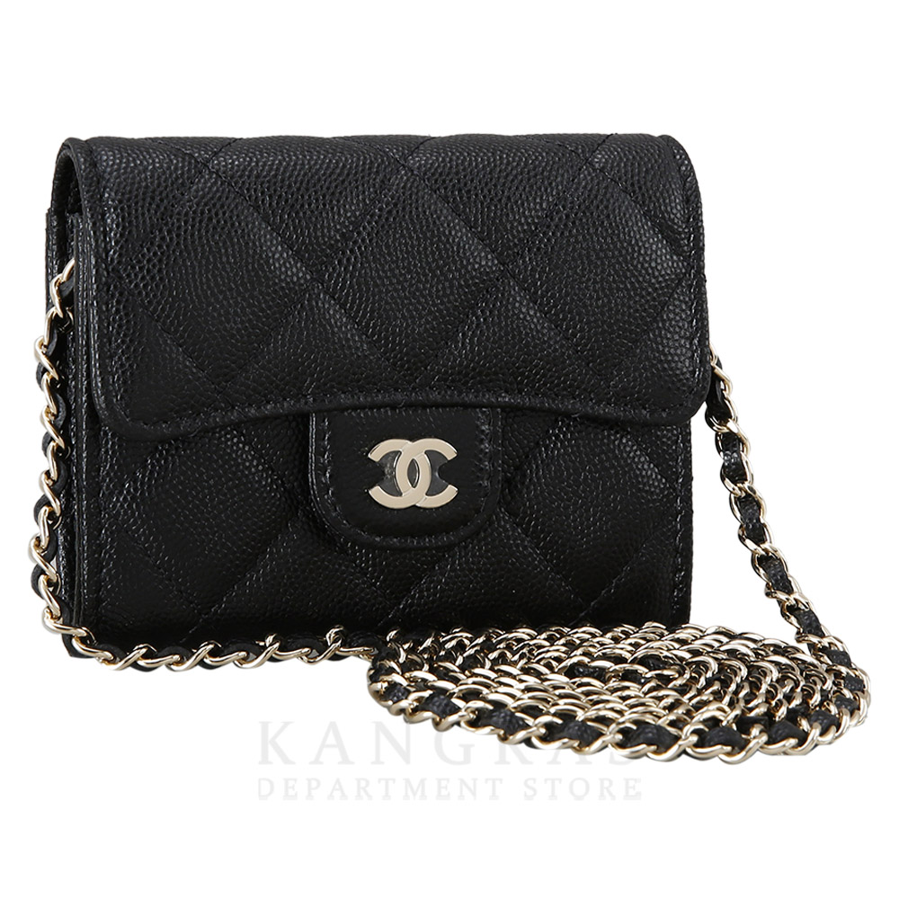 CHANEL(USED)샤넬 클래식 체인 카드지갑 AP0238
