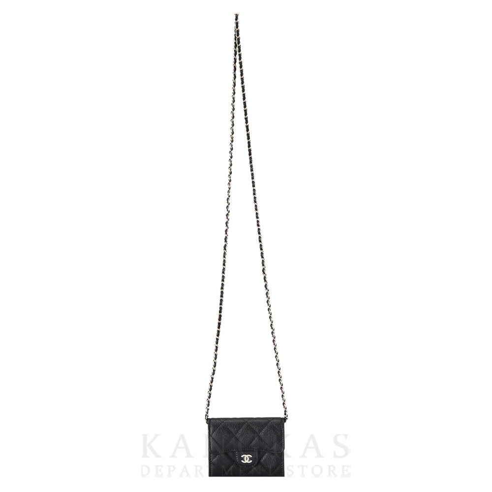CHANEL(USED)샤넬 클래식 체인 카드지갑 AP0238
