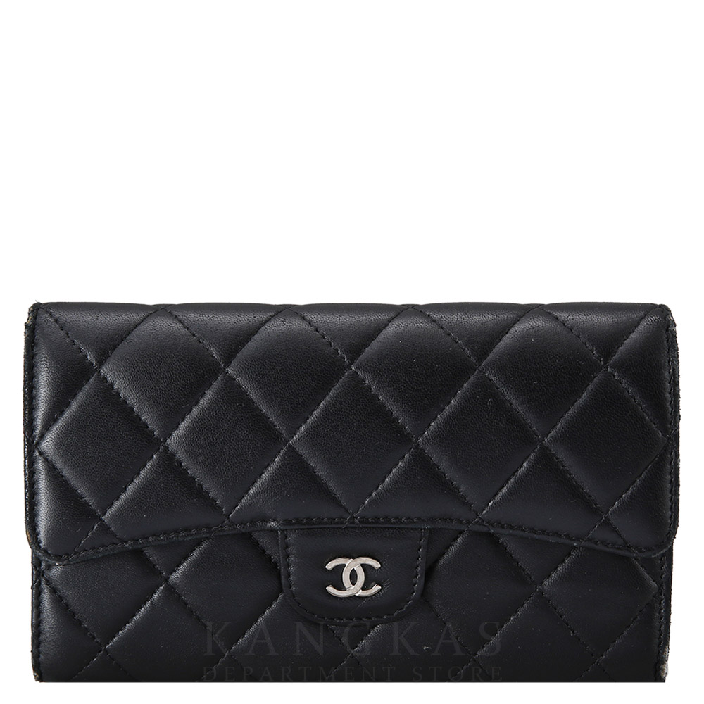 CHANEL(USED)샤넬 클래식 램스킨 장지갑