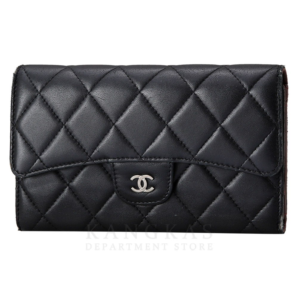 CHANEL(USED)샤넬 클래식 램스킨 장지갑