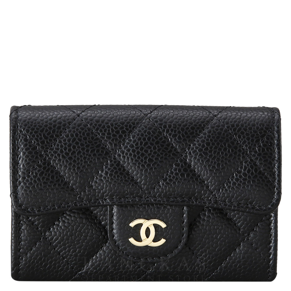 CHANEL(USED)샤넬 캐비어 카드 지갑