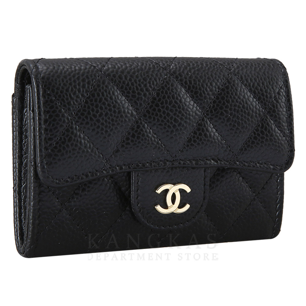 CHANEL(USED)샤넬 캐비어 카드 지갑