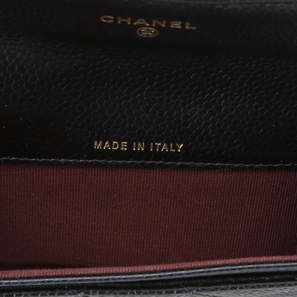 CHANEL(USED)샤넬 캐비어 카드 지갑