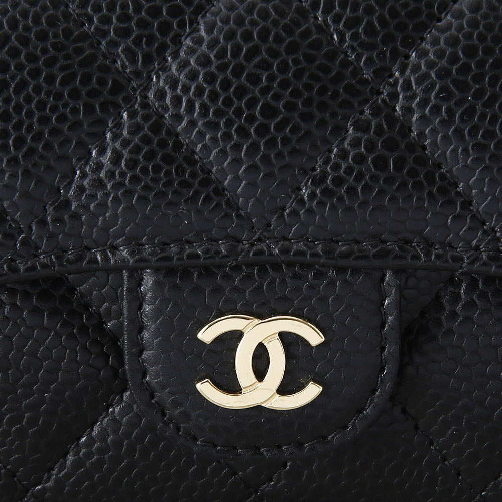 CHANEL(USED)샤넬 캐비어 카드 지갑