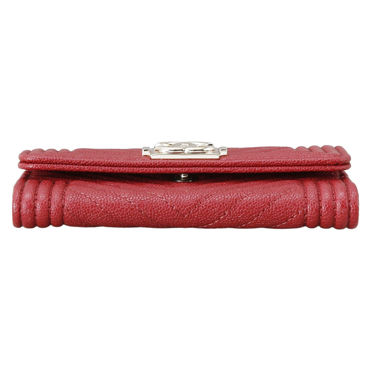 CHANEL(USED)샤넬 보이샤넬 캐비어 카드지갑