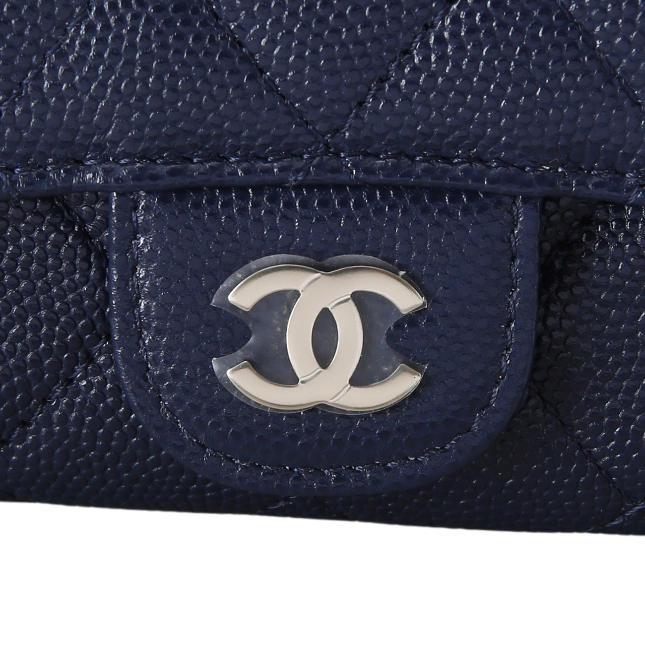 CHANEL(USED)샤넬 캐비어 클래식 플랩 카드지갑