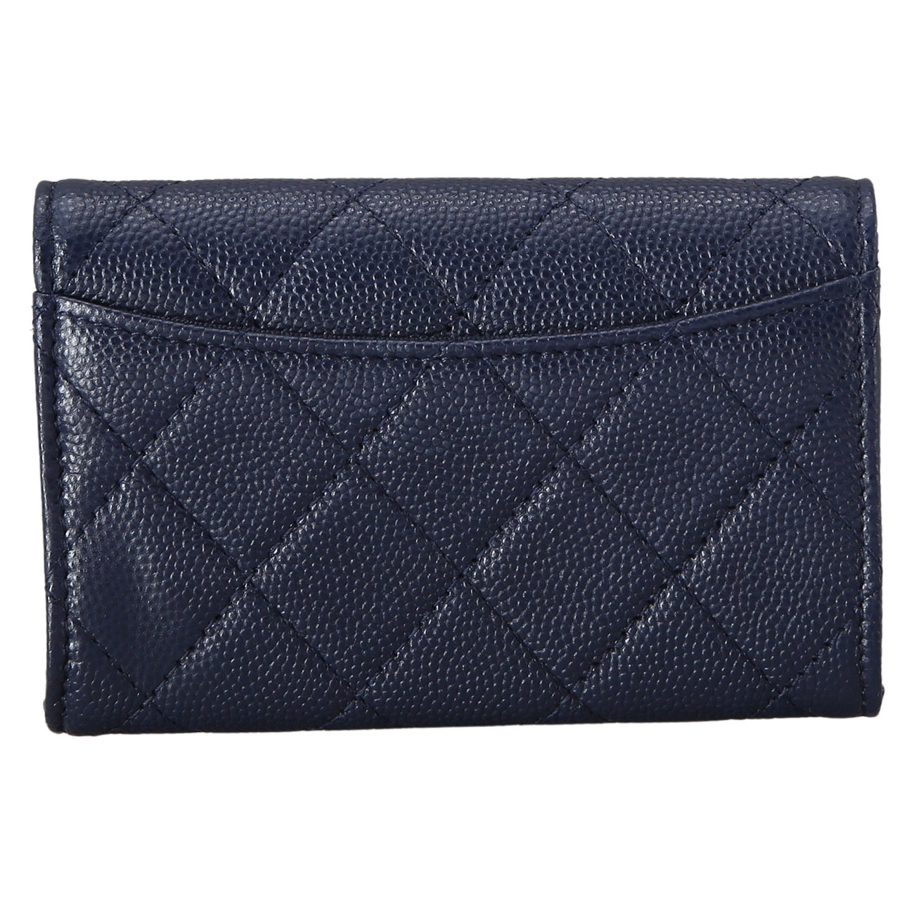 CHANEL(USED)샤넬 캐비어 클래식 플랩 카드지갑