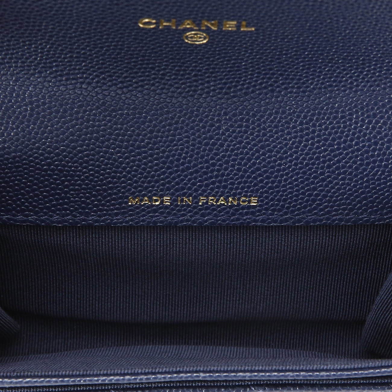 CHANEL(USED)샤넬 캐비어 클래식 플랩 카드지갑