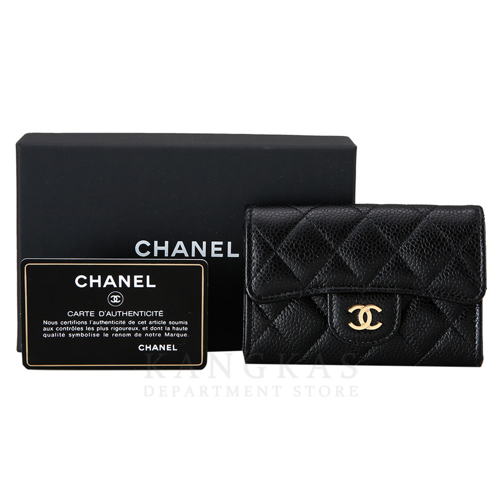 CHANEL(NEW)샤넬 클래식 카드지갑 금장 (새제품) NEW PRODUCT