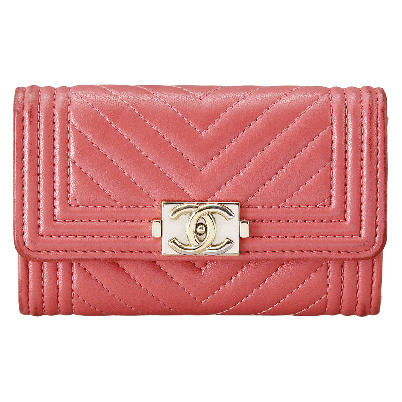 CHANEL(USED)샤넬 보이샤넬 플랩 카드지갑