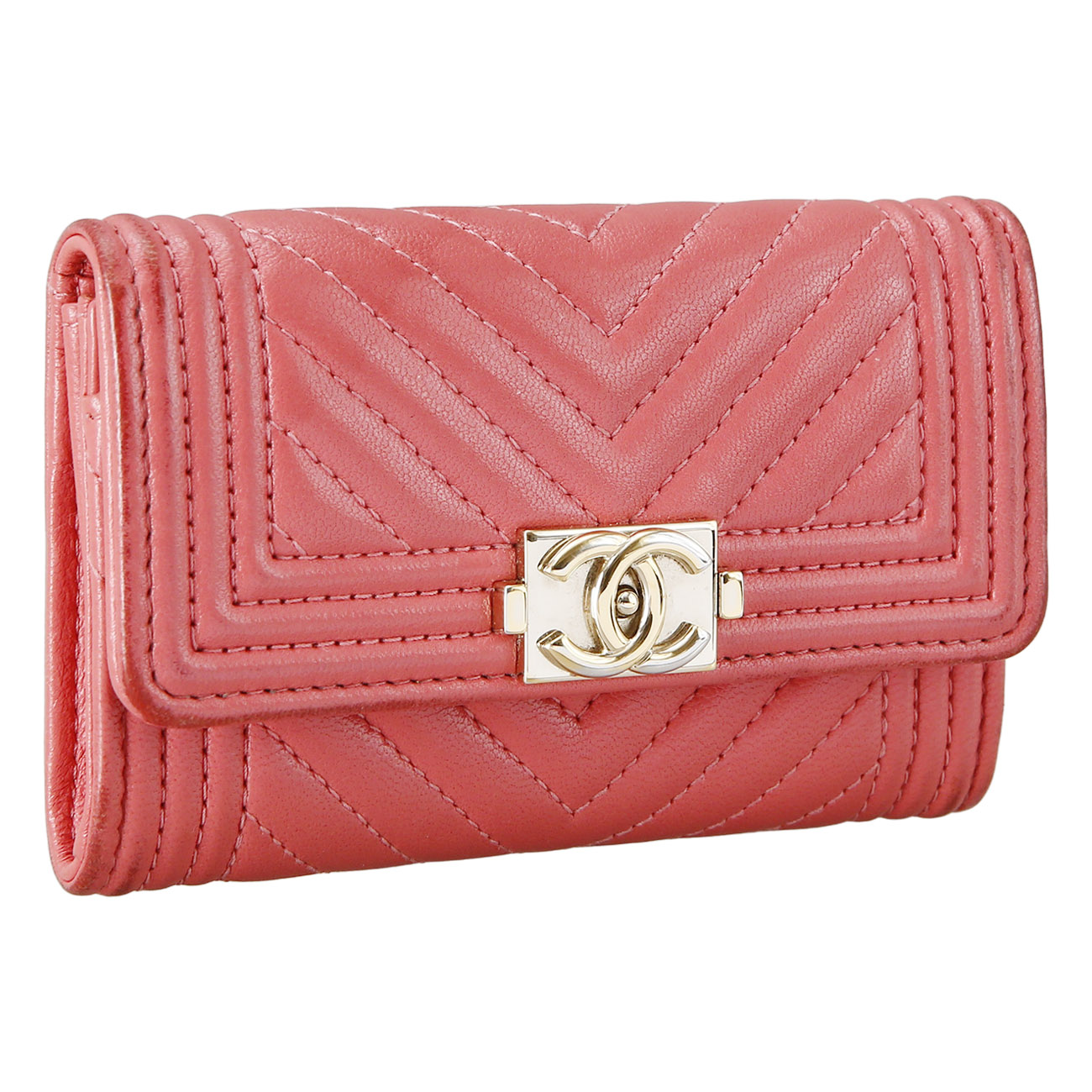 CHANEL(USED)샤넬 보이샤넬 플랩 카드지갑