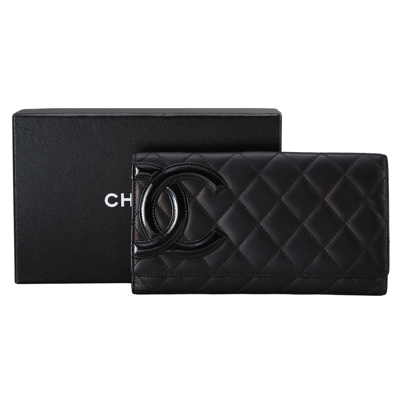 CHANEL(USED)샤넬 깜봉 장지갑