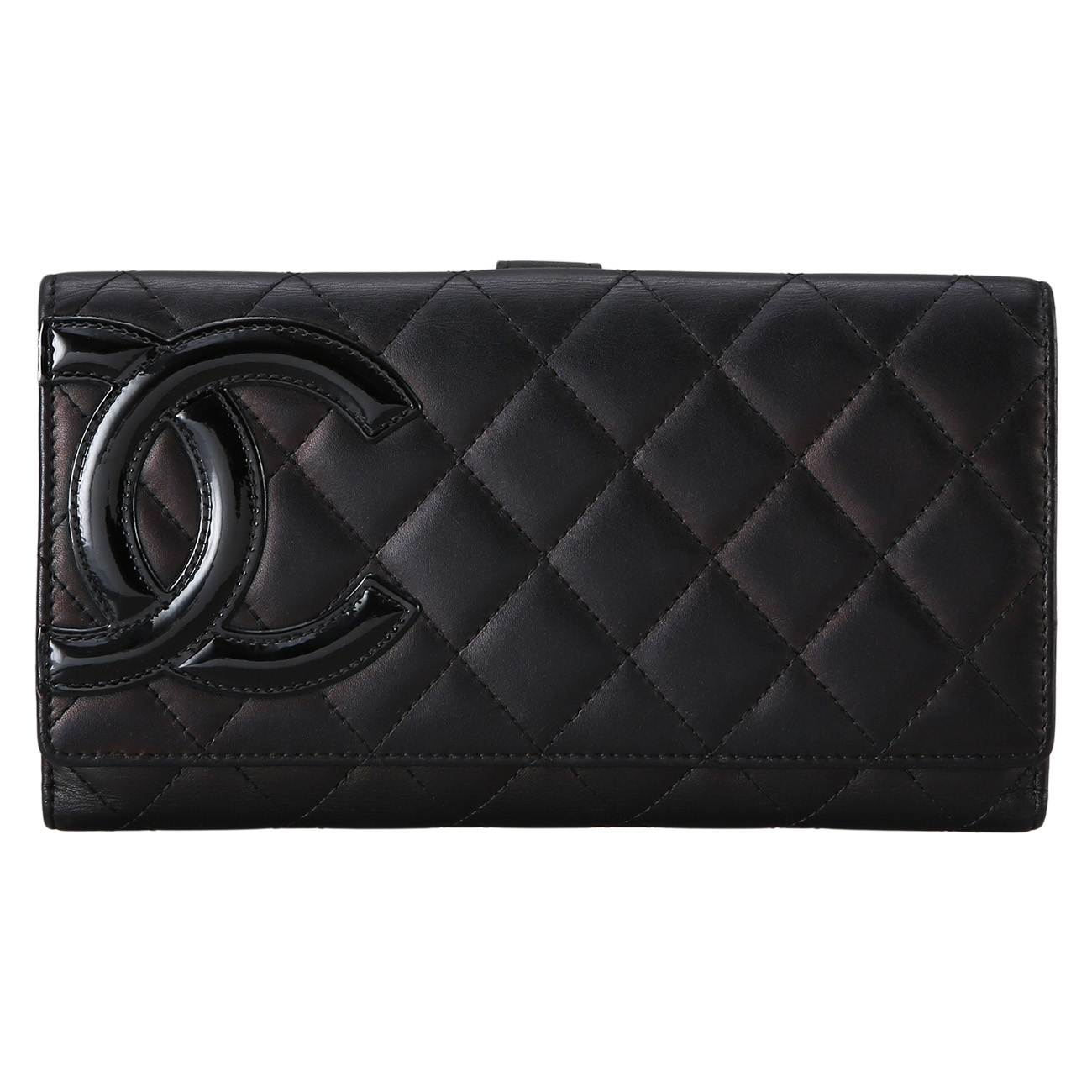 CHANEL(USED)샤넬 깜봉 장지갑