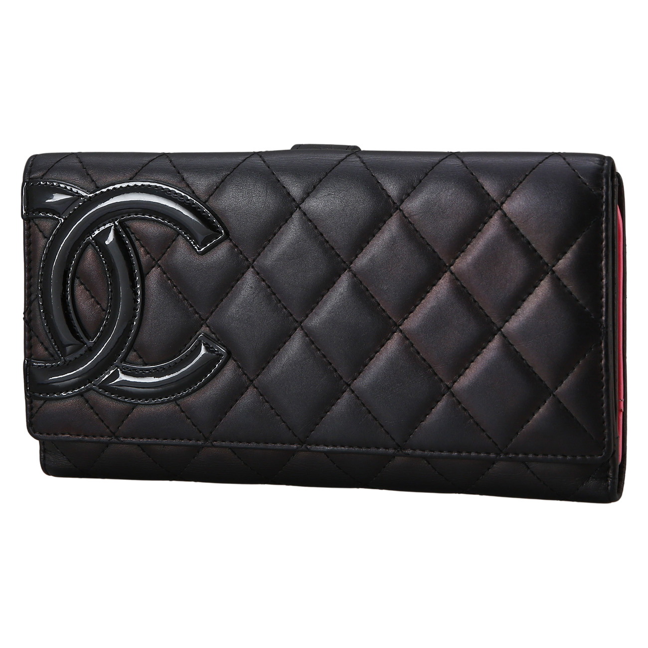 CHANEL(USED)샤넬 깜봉 장지갑