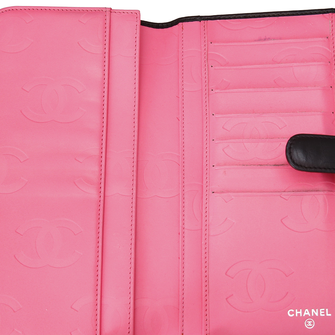 CHANEL(USED)샤넬 깜봉 장지갑