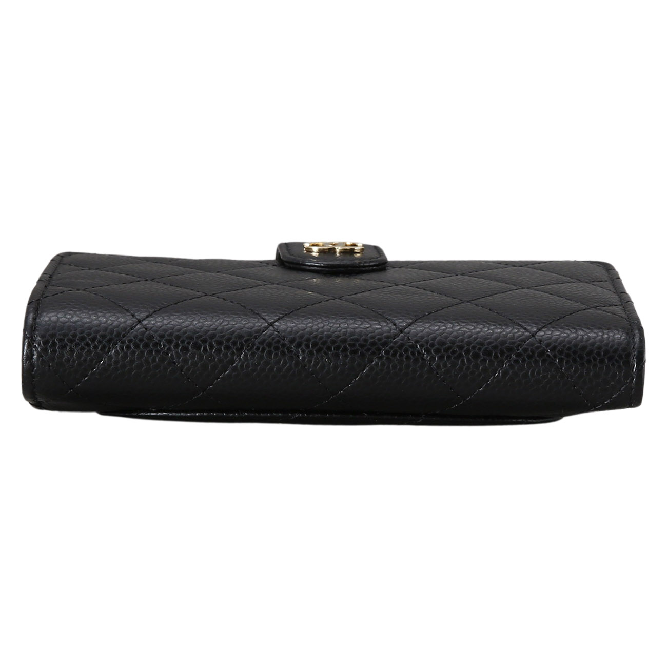 CHANEL(USED)샤넬 캐비어 플랩 중지갑