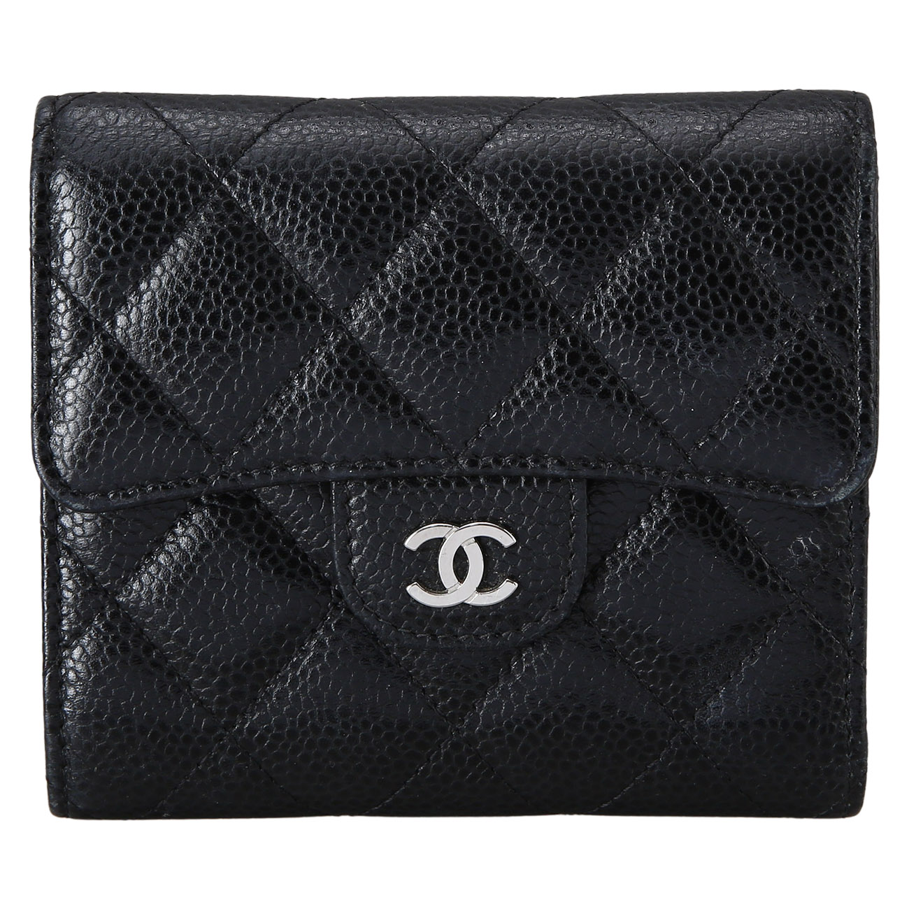 CHANEL(USED)샤넬 캐비어 클래식 반지갑