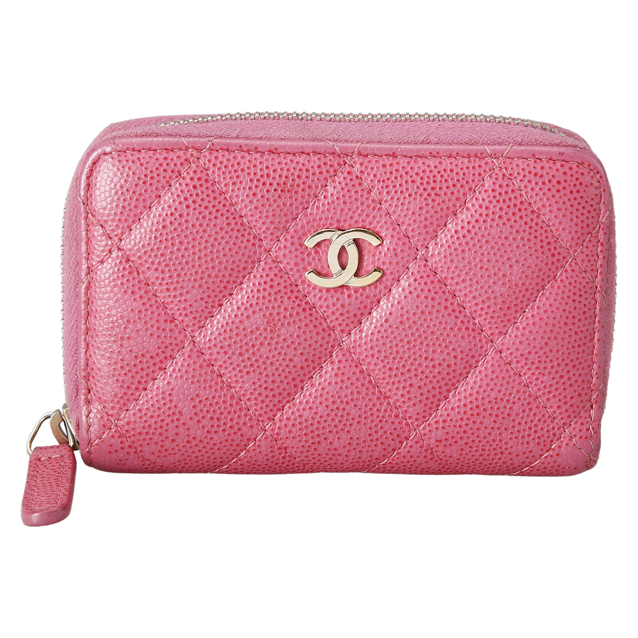 CHANEL(USED)샤넬 지퍼 카드지갑