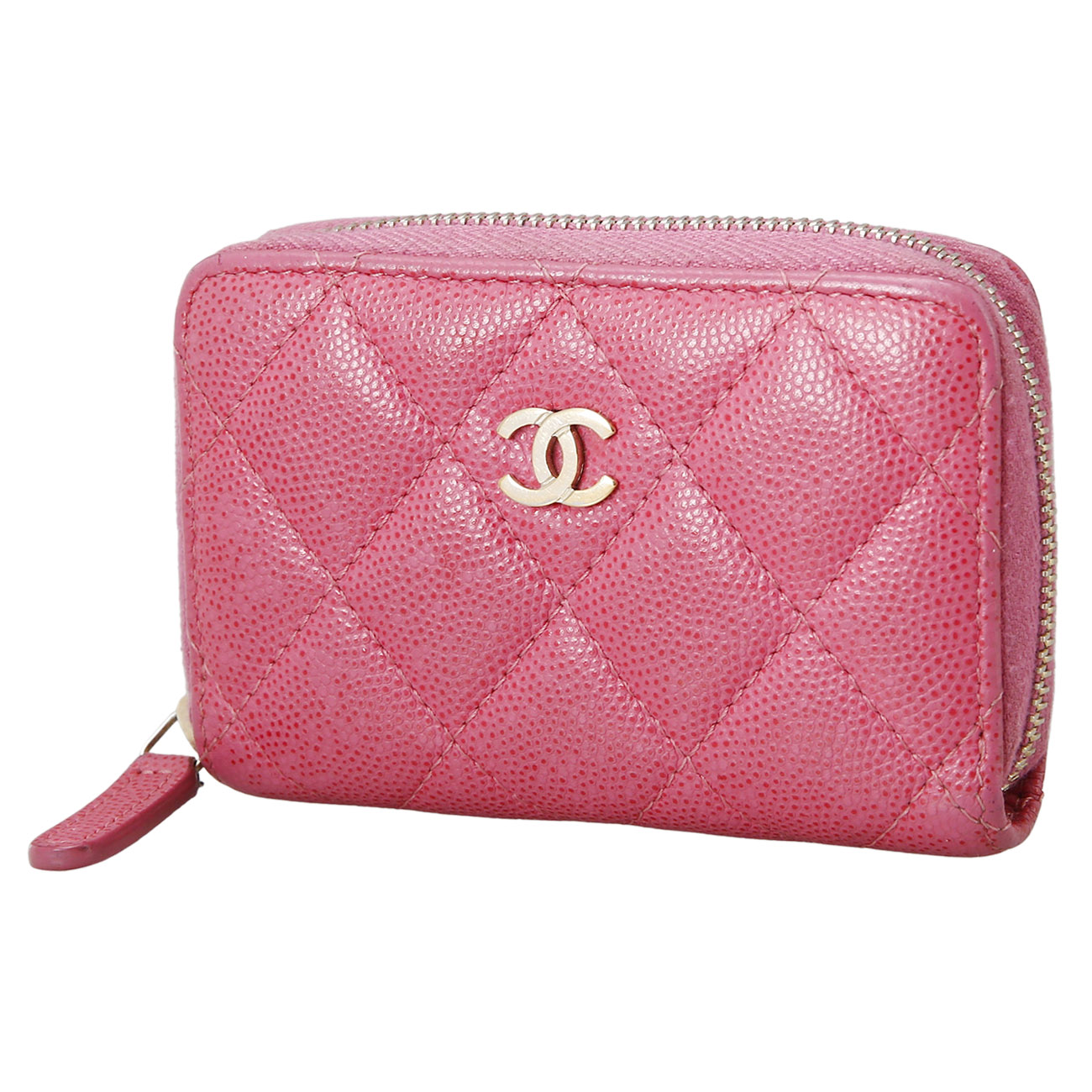 CHANEL(USED)샤넬 지퍼 카드지갑