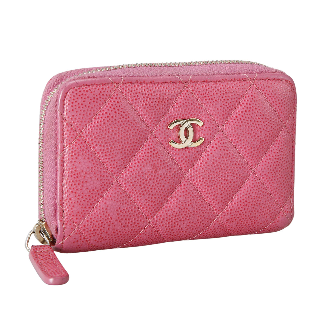 CHANEL(USED)샤넬 지퍼 카드지갑