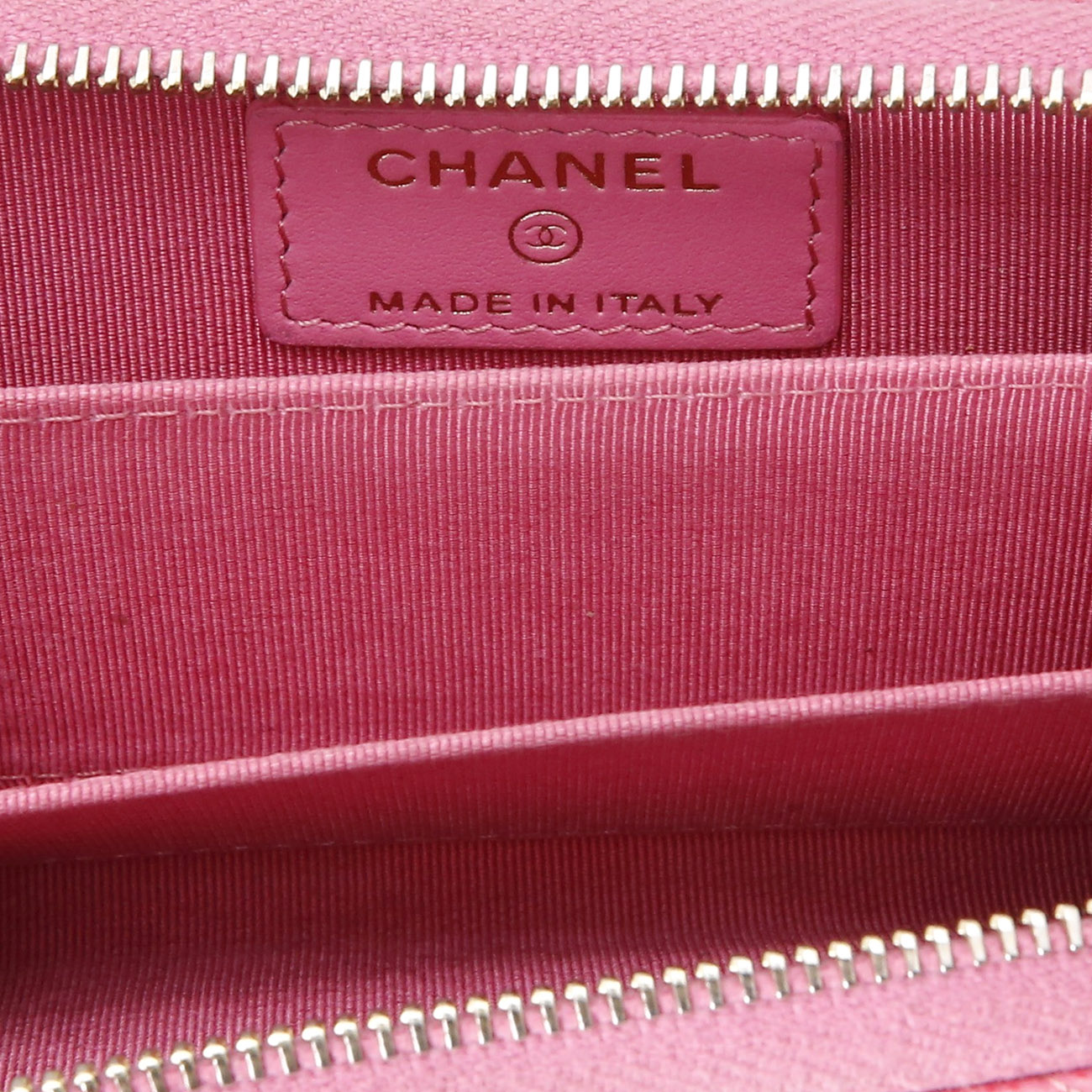 CHANEL(USED)샤넬 지퍼 카드지갑