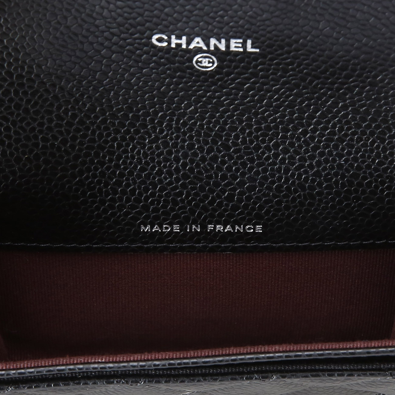 CHANEL(USED)샤넬 캐비어 클래식 플랩 카드지갑