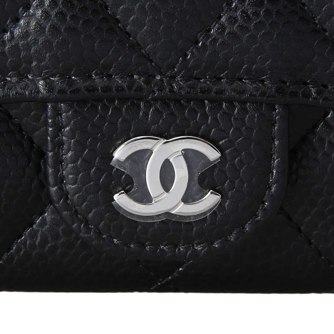 CHANEL(USED)샤넬 캐비어 클래식 플랩 카드지갑