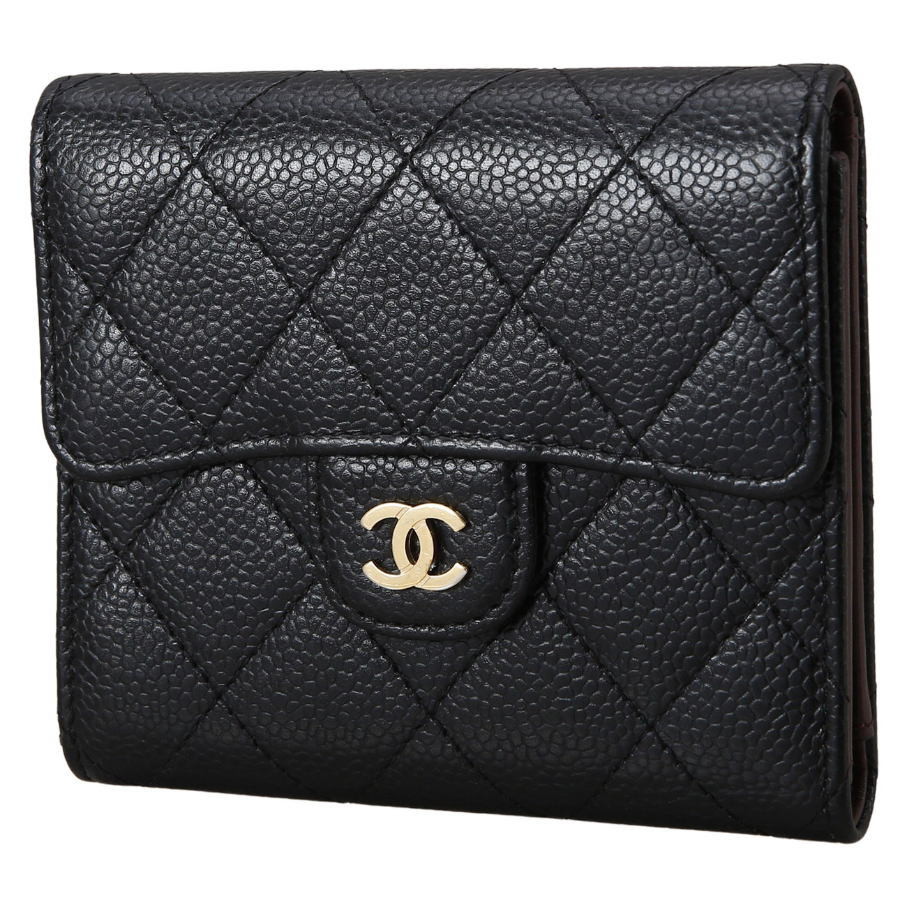 CHANEL(USED)샤넬 캐비어 클래식 반지갑